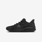 Nike star runner junior black best sale